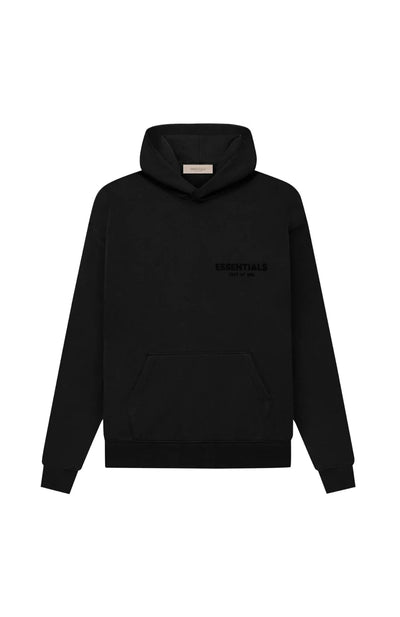 Sweat à capuche Essentials Fear of God — Noir / Stretch Lime